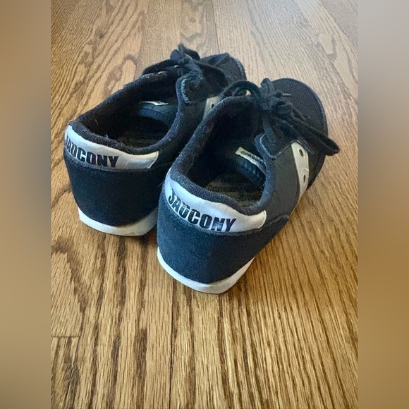 Saucony Kids Sneakers Black and Silver - Picture 5 of 8